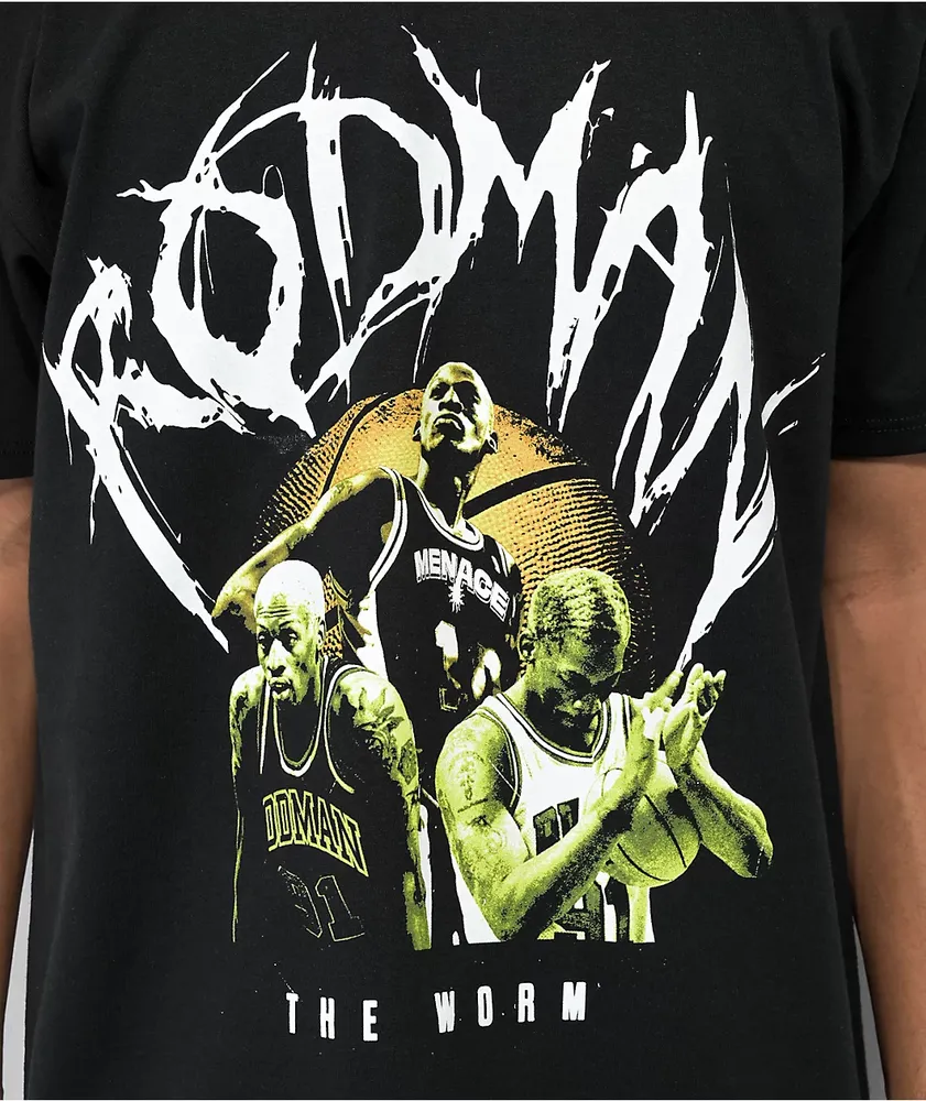 Rodman Apparel Basketball Menace Black T-Shirt