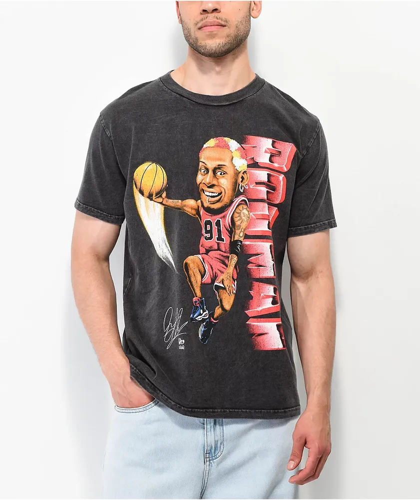 Rodman Apparel Caricature Black Wash T-Shirt