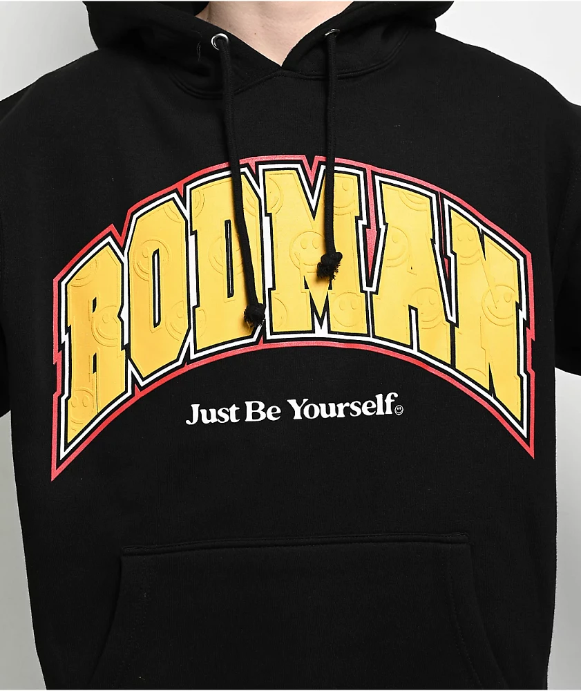 Rodman Apparel Happy Rise Black Hoodie