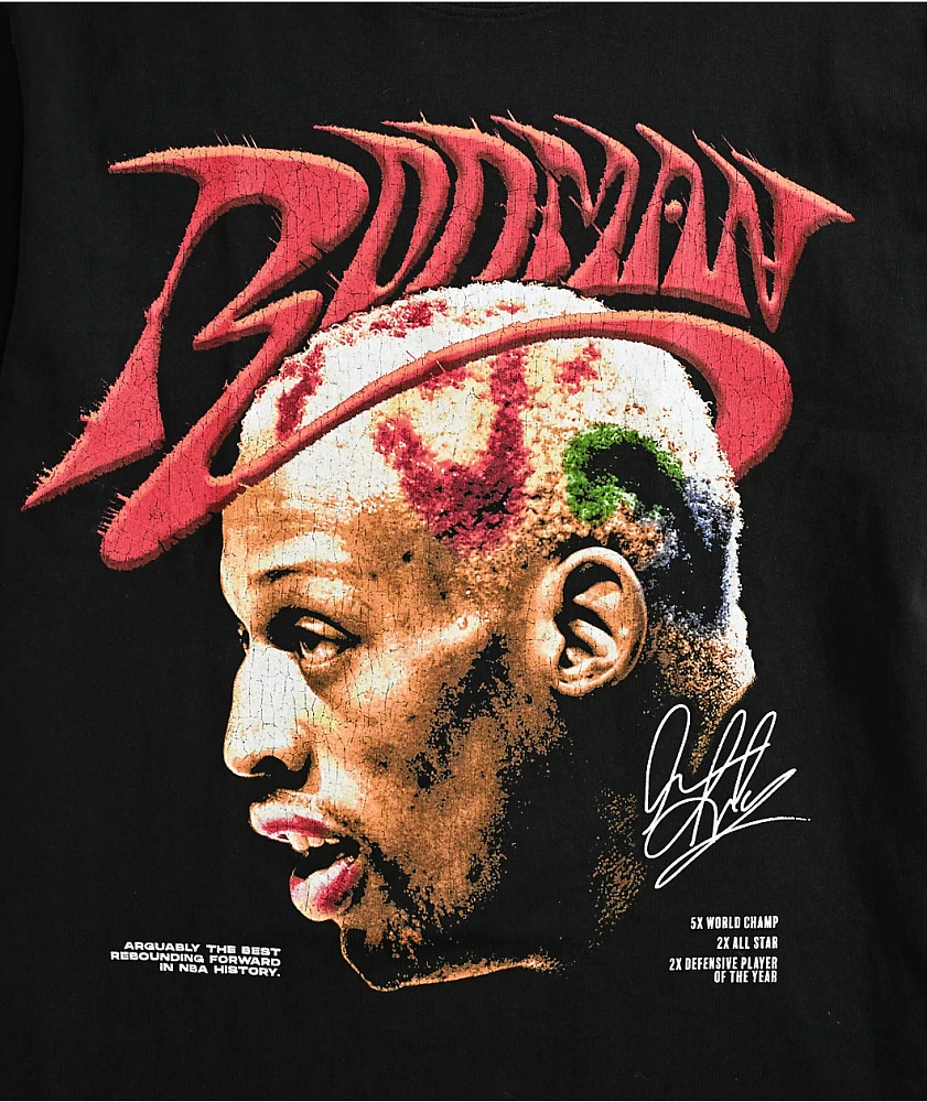 Rodman Apparel Head Profile Black T-Shirt