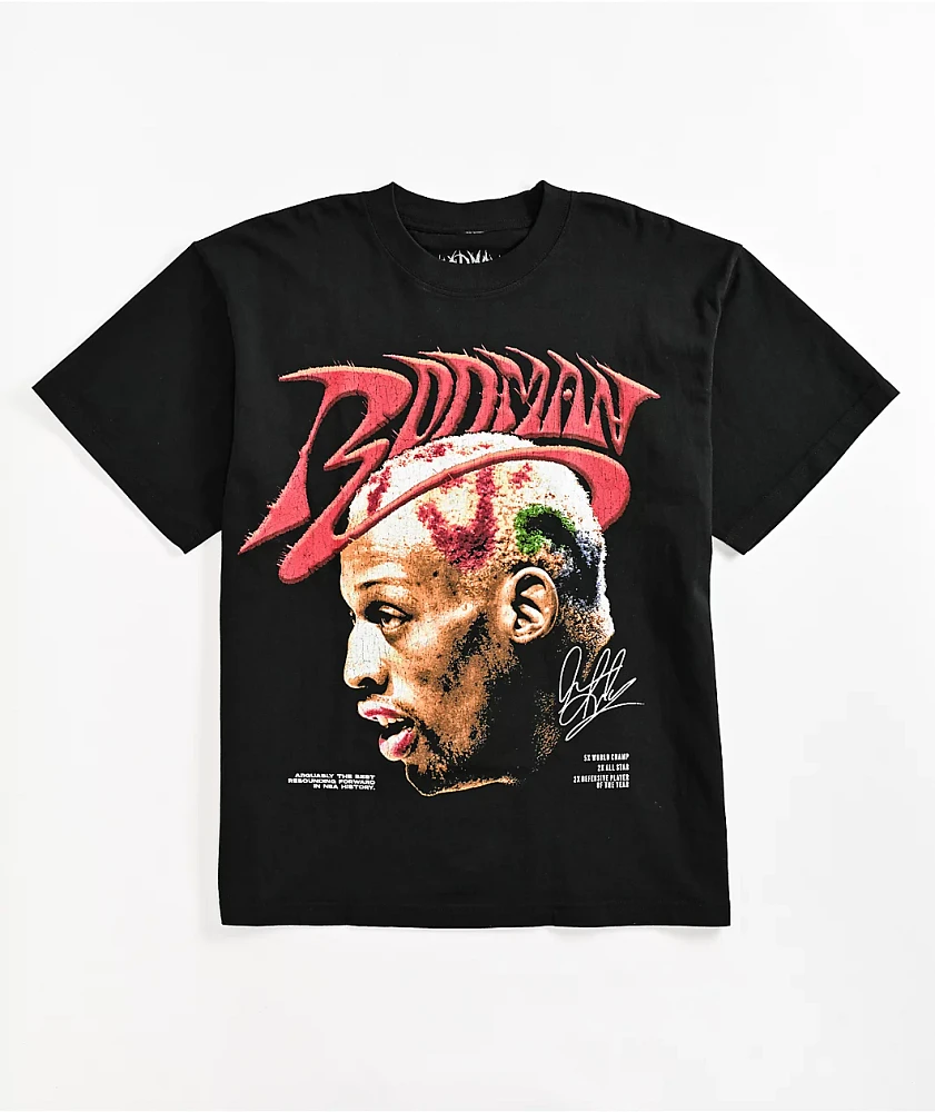 Rodman Apparel Head Profile Black T-Shirt