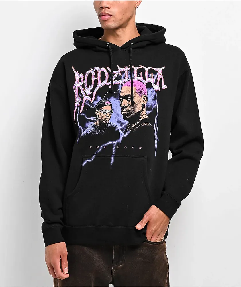 Rodman Apparel Rodzilla Lightning Black Hoodie