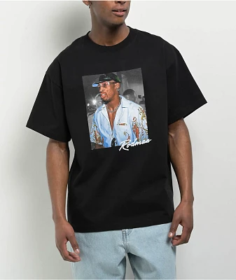 Rodman Apparel Signature Photo Black T-Shirt