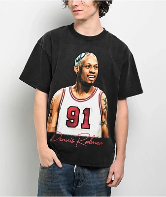 Rodman Apparel Vintage Photo Black T-Shirt