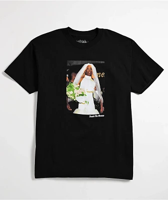 Rodman Apparel Wedding Dress Black T-Shirt