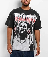 Rodman Apparel Zilla Panel Washed Black T-Shirt