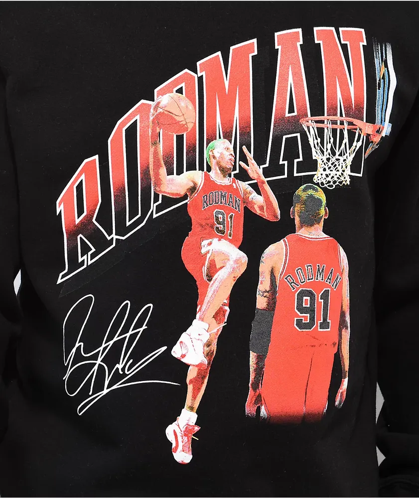 Rodman Dunk Black Crewneck Sweatshirt