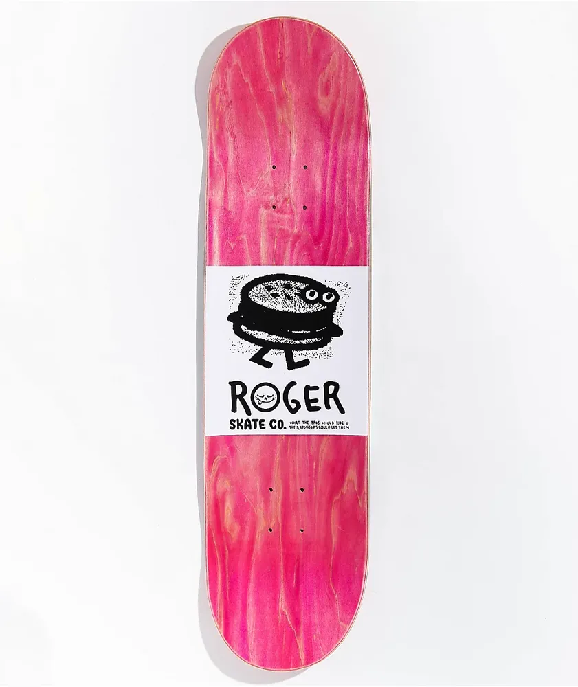 Roger Skate Co. Big Smile 8.5" Skateboard Deck