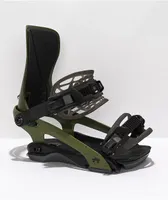 Rome 390 Boss Green Snowboard Bindings 2022