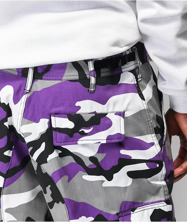 Rothco Two-Tone Camo BDU Pants (Ultra Violet Purple / City Camo)