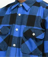 Rothco Heavyweight Blue Plaid Flannel Shirt