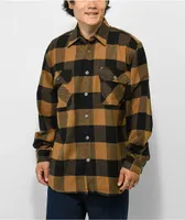 Rothco Heavyweight Brown Plaid Flannel Shirt