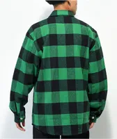 Rothco Heavyweight Green Plaid Flannel Shirt
