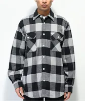 Rothco Heavyweight Grey Plaid Flannel Shirt