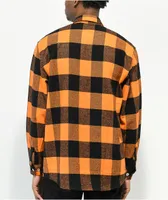 Rothco Heavyweight Orange Plaid Flannel Shirt