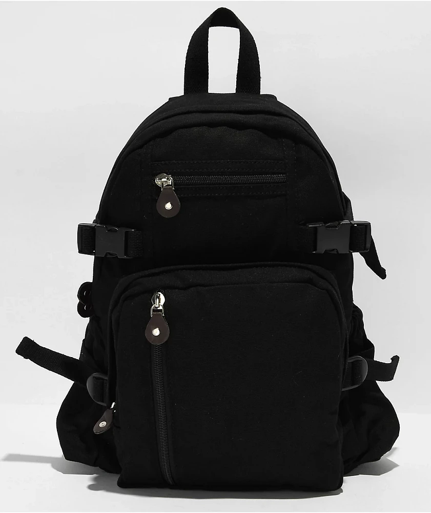 Rothco Vintage Black Compact Backpack