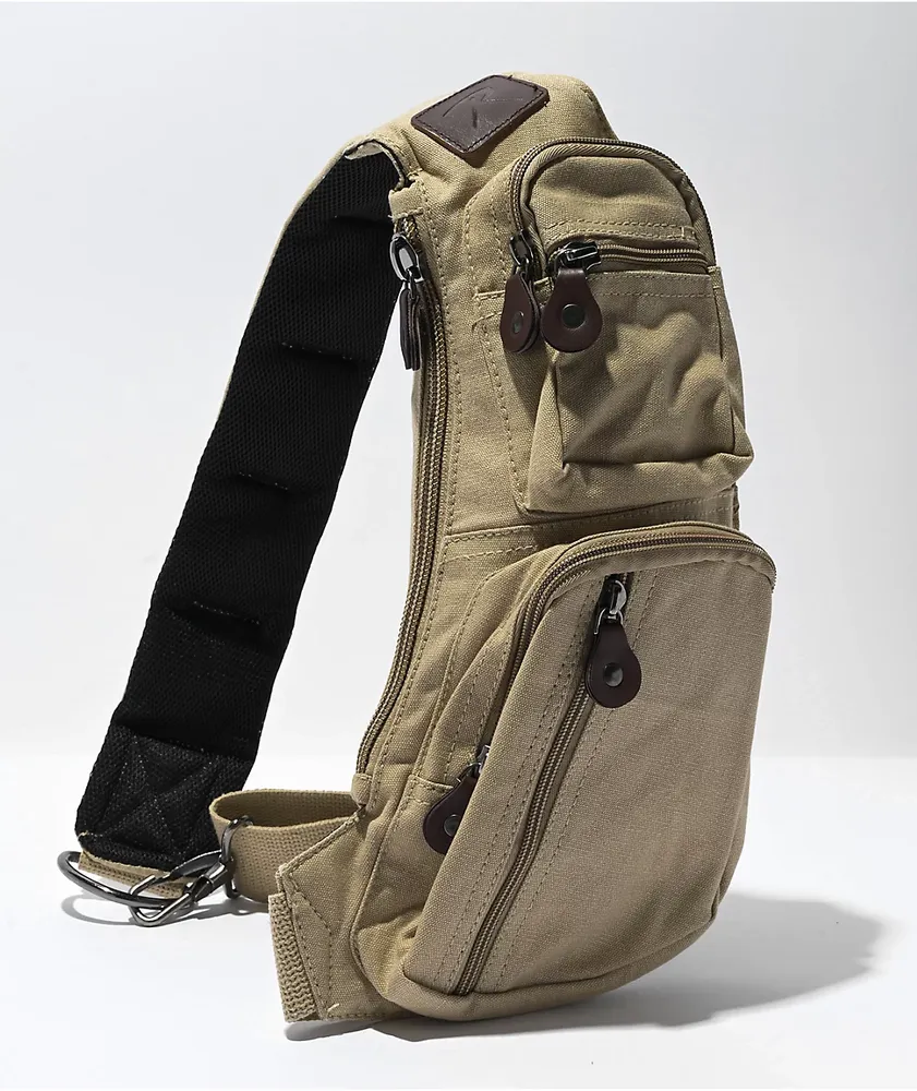 Rothco Vintage Khaki Crossbody Bag
