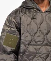 Rothco Woobie Green Quilted Hoodie