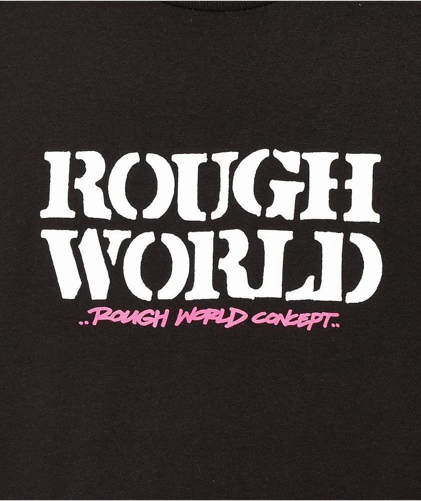 Rough World Concepts Black Long Sleeve T-Shirt