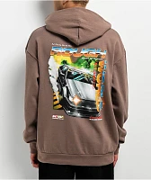 Rough World Drift Brown Hoodie