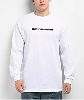 Rough World One Car Long Sleeve White T-Shirt