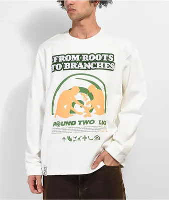 Round Two x LRG Roots To Branches Natural Long Sleeve T-Shirt