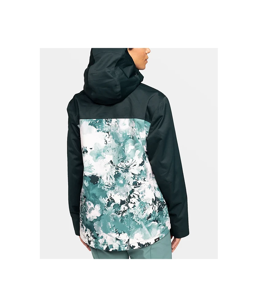 Roxy Jetty 3-In-1 Sea Pine Dreamy Picture 10K Snowboard Jacket