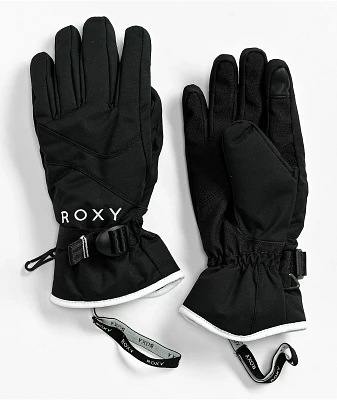 Roxy Jetty Black Snowboard Gloves