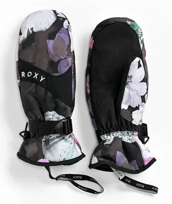 Roxy Jetty Floral Snowboard Mittens