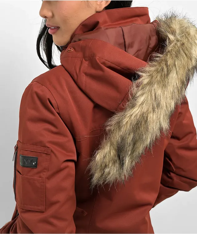 Roxy Jacket 10K Snowboard Foxvalley Smoked Mall | Meade Paprika
