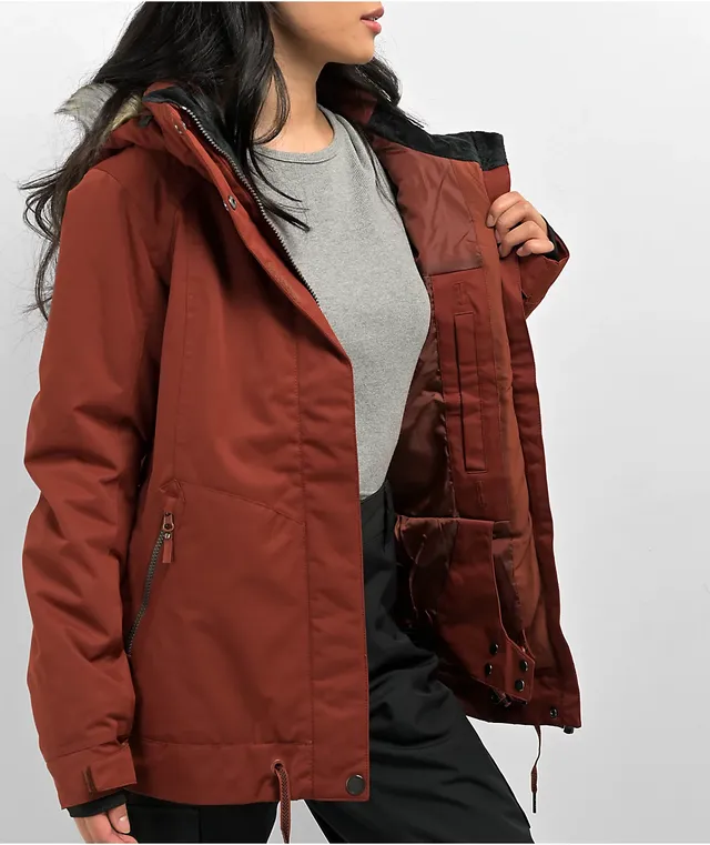Roxy Meade Smoked Mall Jacket | Foxvalley Snowboard 10K Paprika