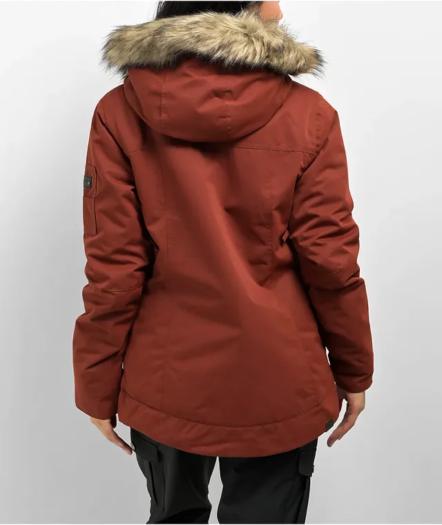 Roxy Meade Brick Red Snow Jacket 2023
