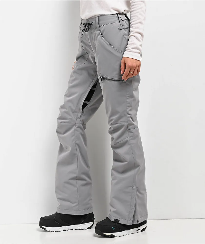 Roxy Nadia Grey 10K Snowboard Pants 