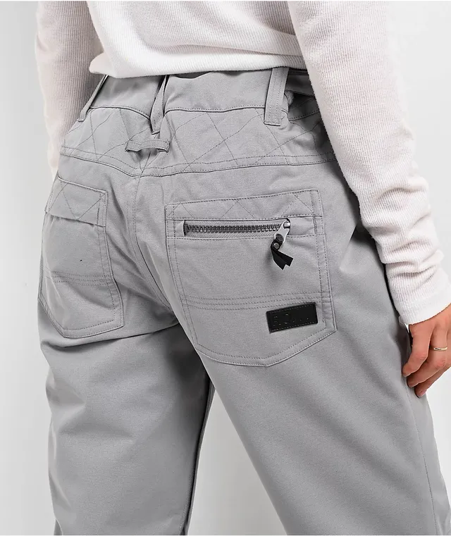 Roxy Nadia Heather Grey 10K Snowboard Pants