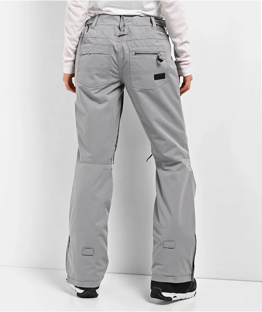 Roxy Nadia Grey 10K Snowboard Pants 