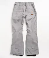 Roxy Nadia Heather Grey 10K Snowboard Pants