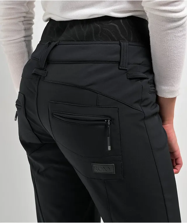 Roxy Rising High 15K Black Snow Pants