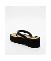 Roxy Ryana Black Platform Sandals