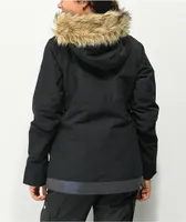 Roxy Shelter Black & Irridescent Anorak 10K Snowboard Jacket