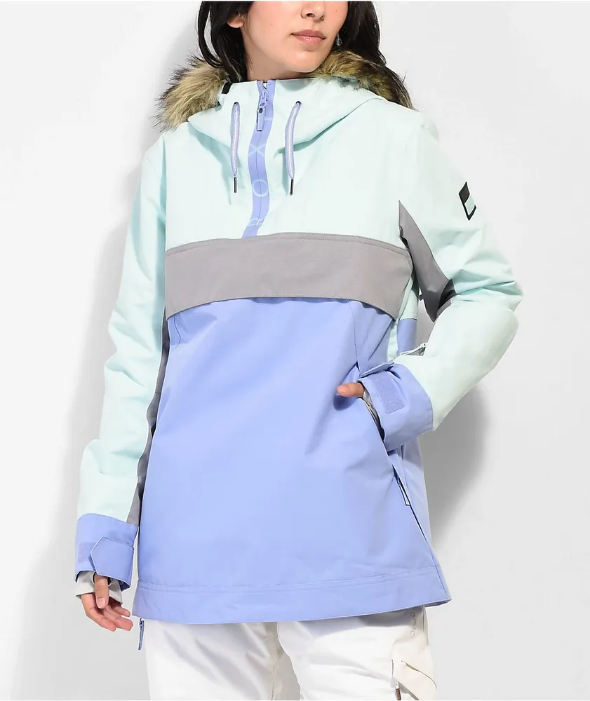 Roxy Shelter Fair Pueblo Aqua Jacket 2023 Mall Snowboard 