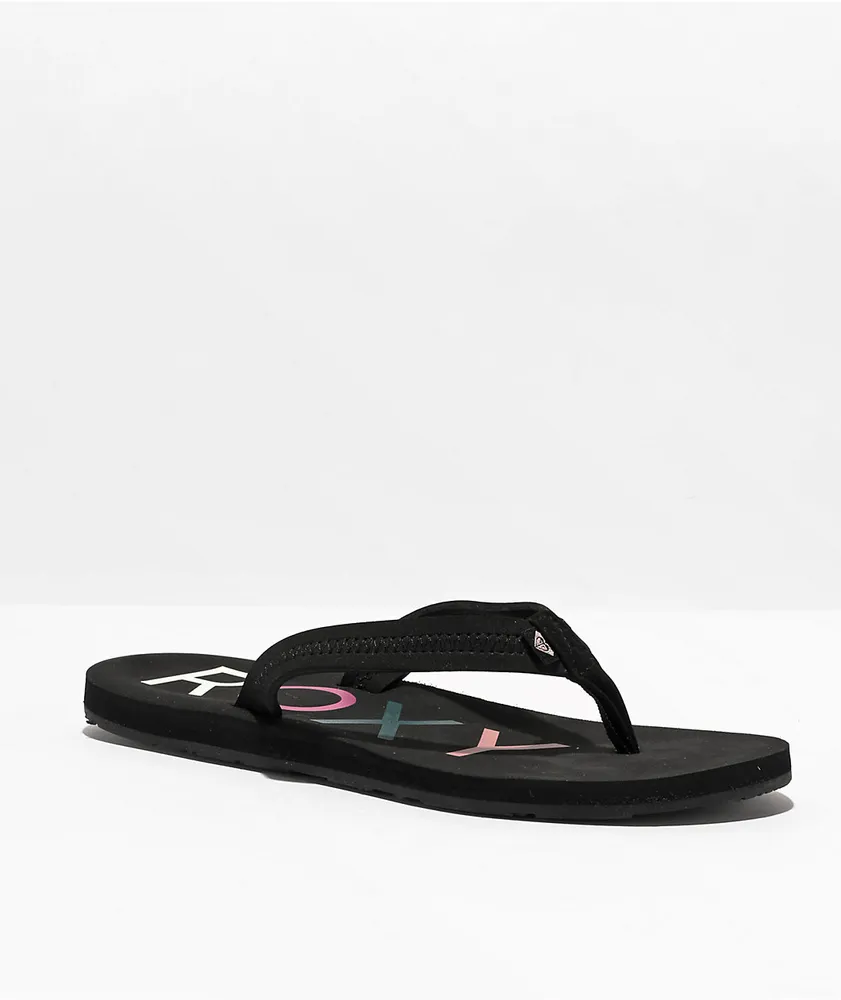 Roxy Costas Black Sandals