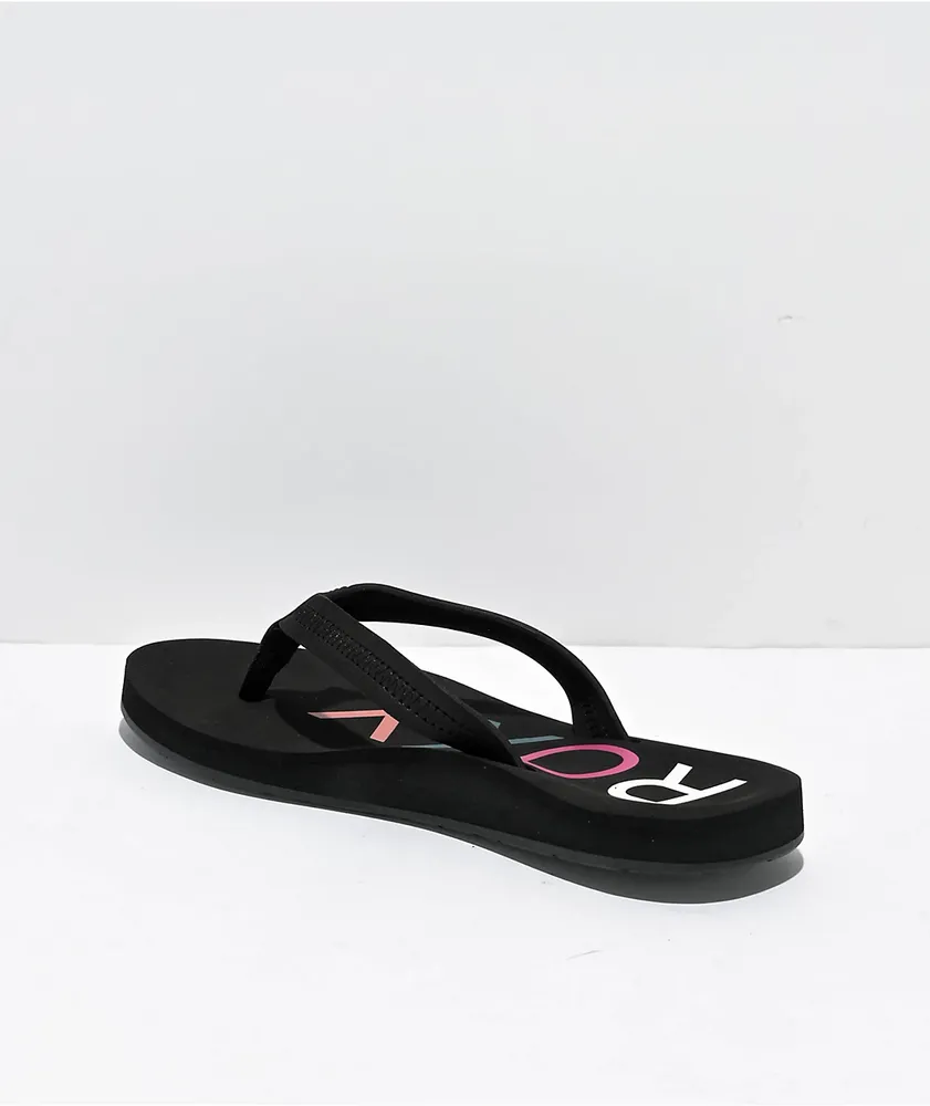 Roxy Vista IV Black Sandals