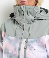 Roxy Women's Presence Sea Pine Mystery Fog 10K Parka Snowboard Jacket 2025