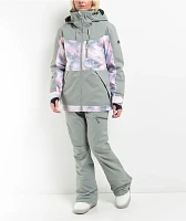 Roxy Women's Presence Sea Pine Mystery Fog 10K Parka Snowboard Jacket 2025