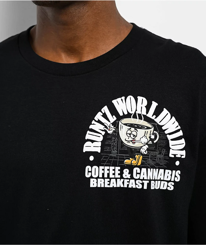 Runtz Coffee & Cannabis Black T-Shirt