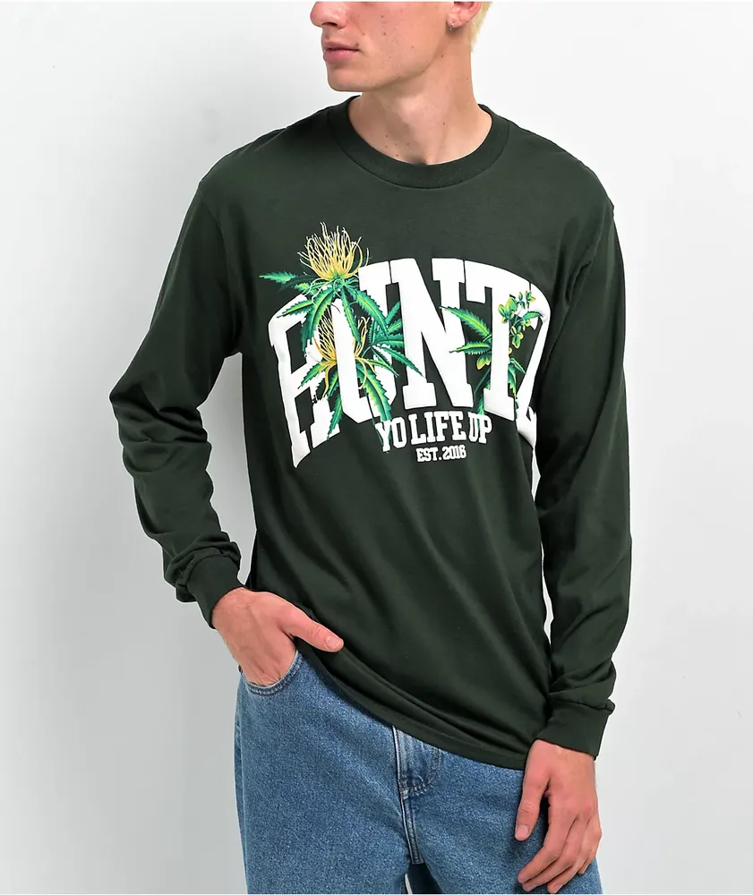 Runtz Grow With Runtz Green Long Sleeve T-Shirt