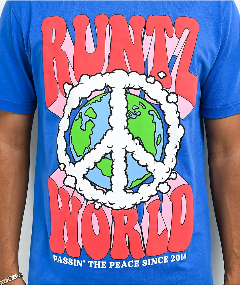 Runtz Peace Royal Blue T-Shirt