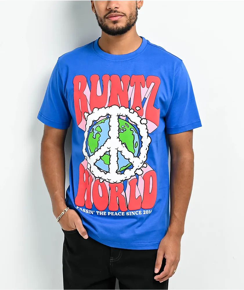 Runtz Peace Royal Blue T-Shirt