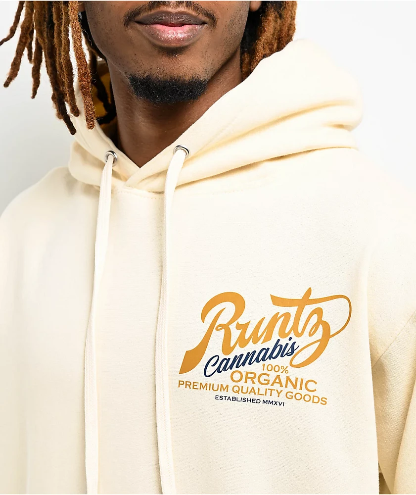 Runtz Quality Goods Natural Hoodie