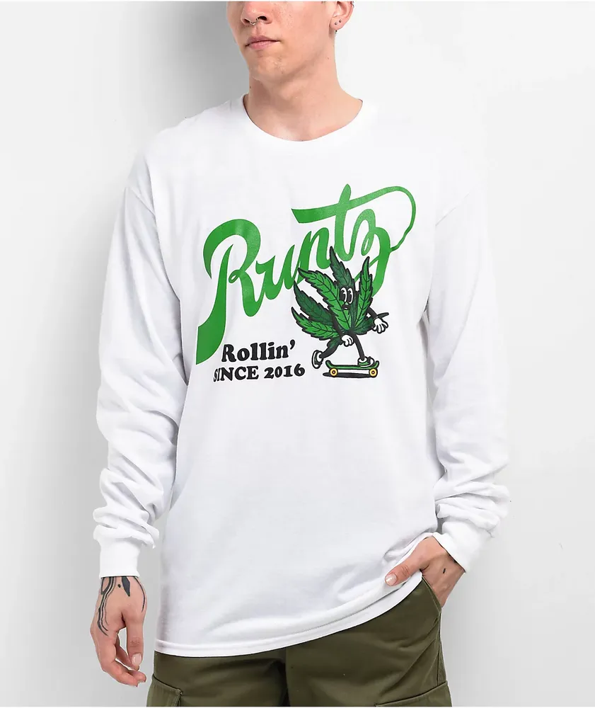 Runtz Rollin White Long Sleeve T-Shirt